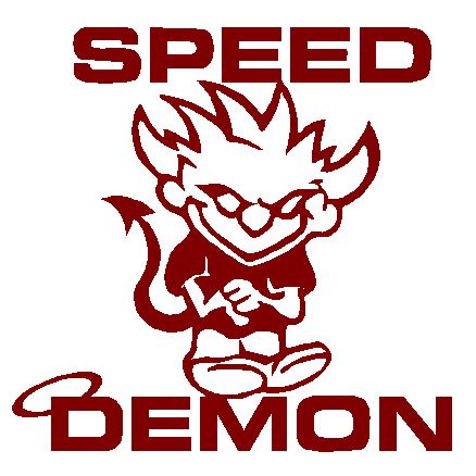 Speed Demon decal - Pro Sport Stickers