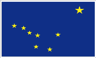 Alaska State Flag Decal