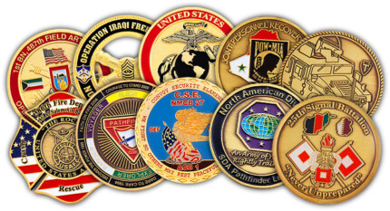 Army Challenge Coins Design Sticker