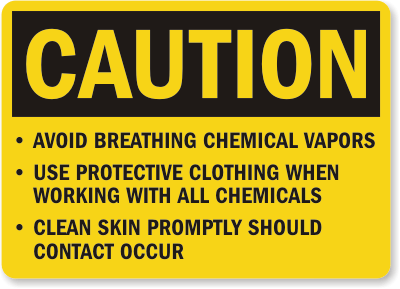 Carbon Monoxide Caution Sign - Pro Sport Stickers