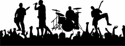 Band & Fans Wall Decal