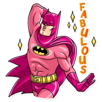 batman comic book_sticker 25