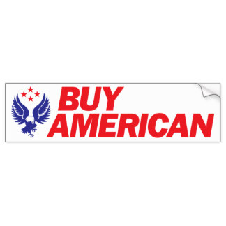 buy_american_bumper_sticker USA 1