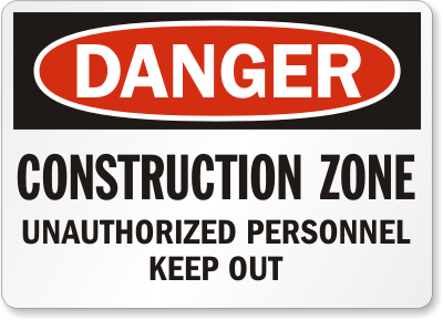 Construction Safety Signs and Labels 12 - Pro Sport Stickers
