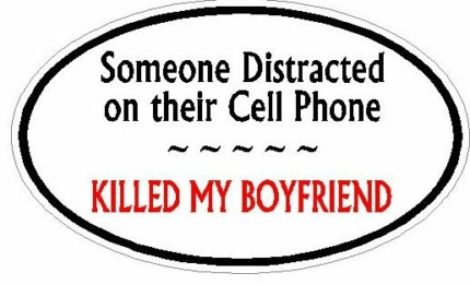 DISTRACTED DRIVER OVAL - Boyfriend