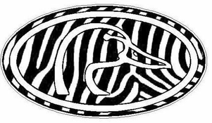 Duck Hunting Oval Decal 66 - Skin Zebra