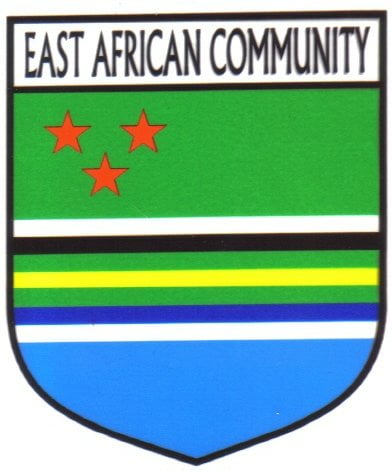East African Community Flag Crest Decal Sticker
