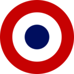French Air Force Logo Round Sticker