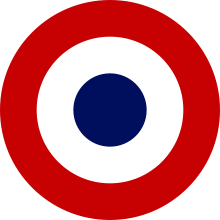 French Air Force Logo Round Sticker