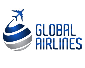 global airlines sticker