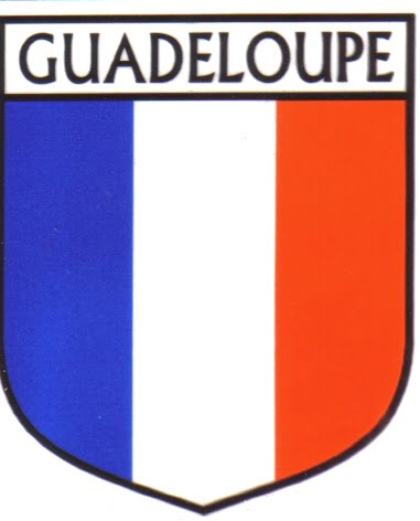 Guadeloupe Flag Crest Decal Sticker