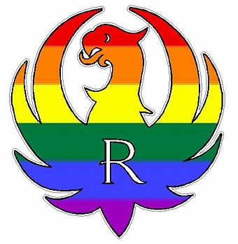 Gun Logo R - Flag Pride
