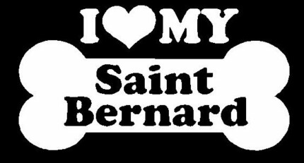 I Love My Saint Bernard