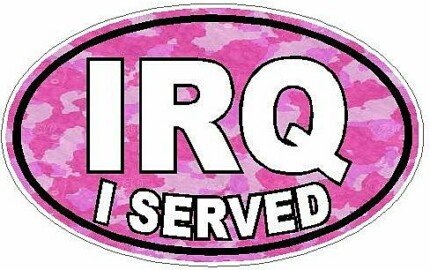 I Served IRQ FILLS Camo Pink