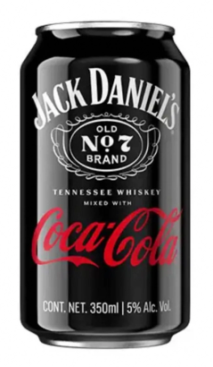 JACK AND COKE CAN STICKER
