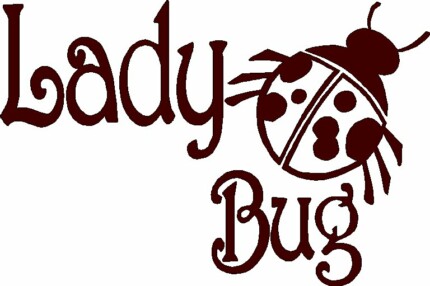 Lady Bug Vinyl Car Decal