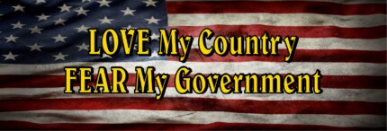RWG LOVE MY COUNTRY FEAR MY GOVERNMENT RWG yellow