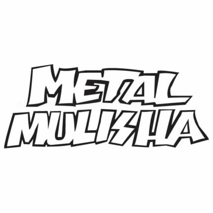 Metal MulishaText Car Emblem Logo Vinyl Decal Stickers