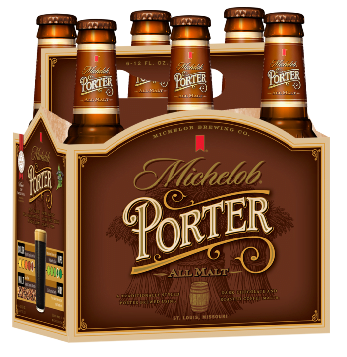 Michelob Porter Six Pack Decal