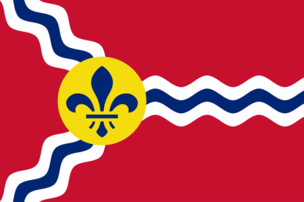 Missouri St Louise City Flag Decal
