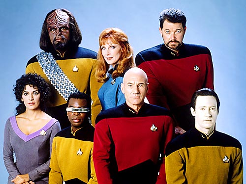 Next Generation Star Trek Group Photo