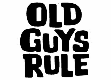 Old Guys Rule funny car sticker