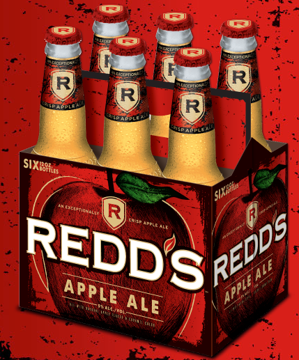 Redds Apple Ale Six Pack Decal