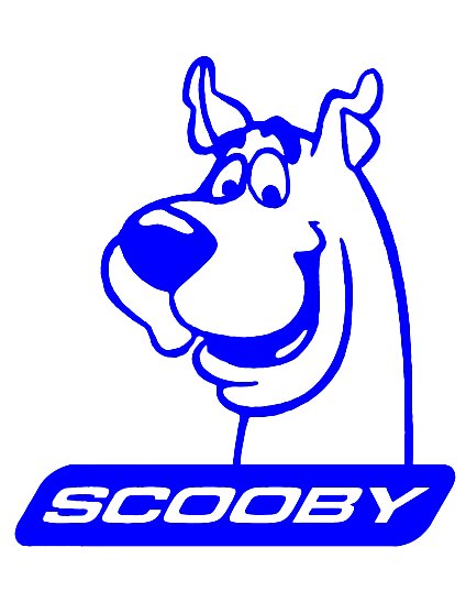 scooby cartoon car decal 12