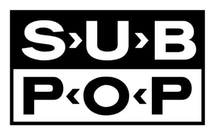 sub_pop_band logo B&W sticker