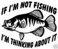 Thinking About Fishing Car Sticker 2