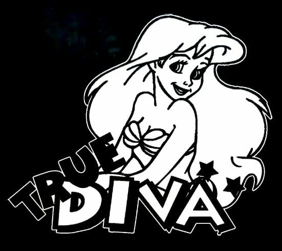 Ariel Decal True Diva