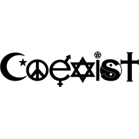 Coexist Decal