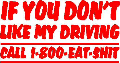 1800 Eat Shit sticker