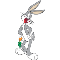 Bugs Bunny Color Sticker