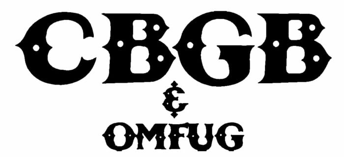 CBGB and OMFUG Band Vinyl Decal Stickers