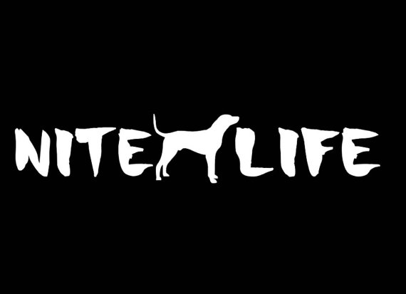 Coon Hunter Die Cut NITE LIFE Decal - Pro Sport Stickers