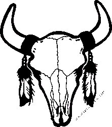 Cow Skull Decal2