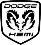 Dodge Ram Logo HEMI Diecut Decal