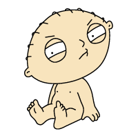 Family Guy Decal Stewie Naked