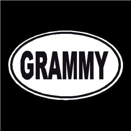 Grammy Oval Decal