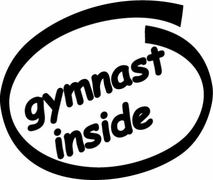 Gymnast Inside Decal