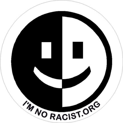 im no racist org sticker