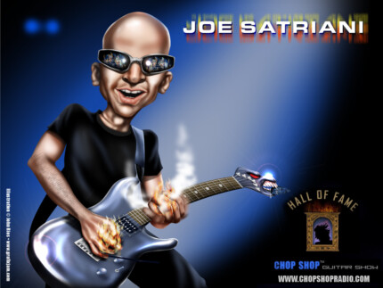 Joe Satriani Color Band Sticker
