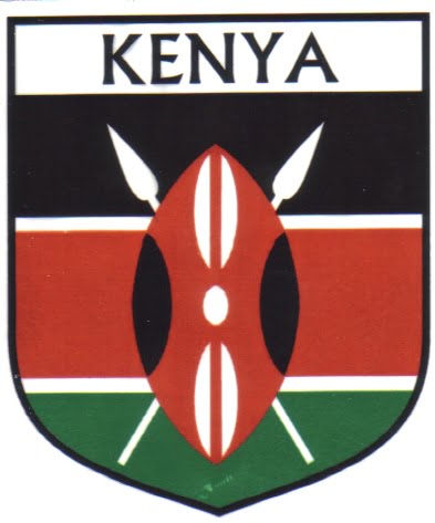 Kenya Flag Crest Decal Sticker