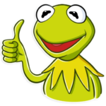 kermit the FROG muppet show_sticker 4