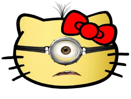 Minion Kitty Sticker 2