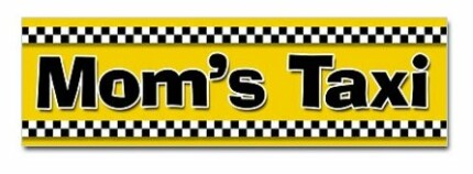Moms Taxi Sticker