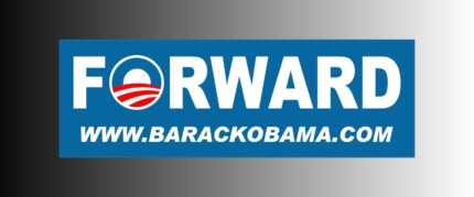 Obama Forward Bumper Sticker 4