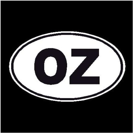 OZ Oval Decal