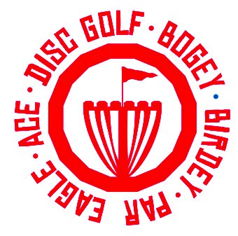 Play Disc Golf Diecut Sticker